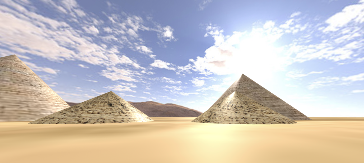 Virtual reality world my club & I made at a meeting